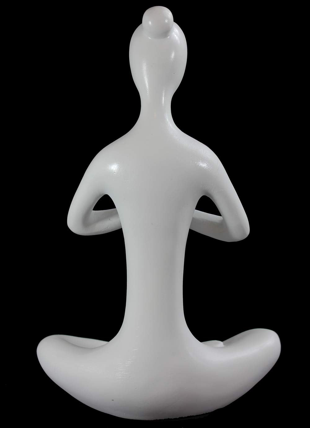 Yoga Pose Statue/Sculputure Gifts for Women, Home or Room Decor, White Prayer Hands Statues/Figurines, 8" Tall - Yoga Prayer Pose Prayer - PT02
