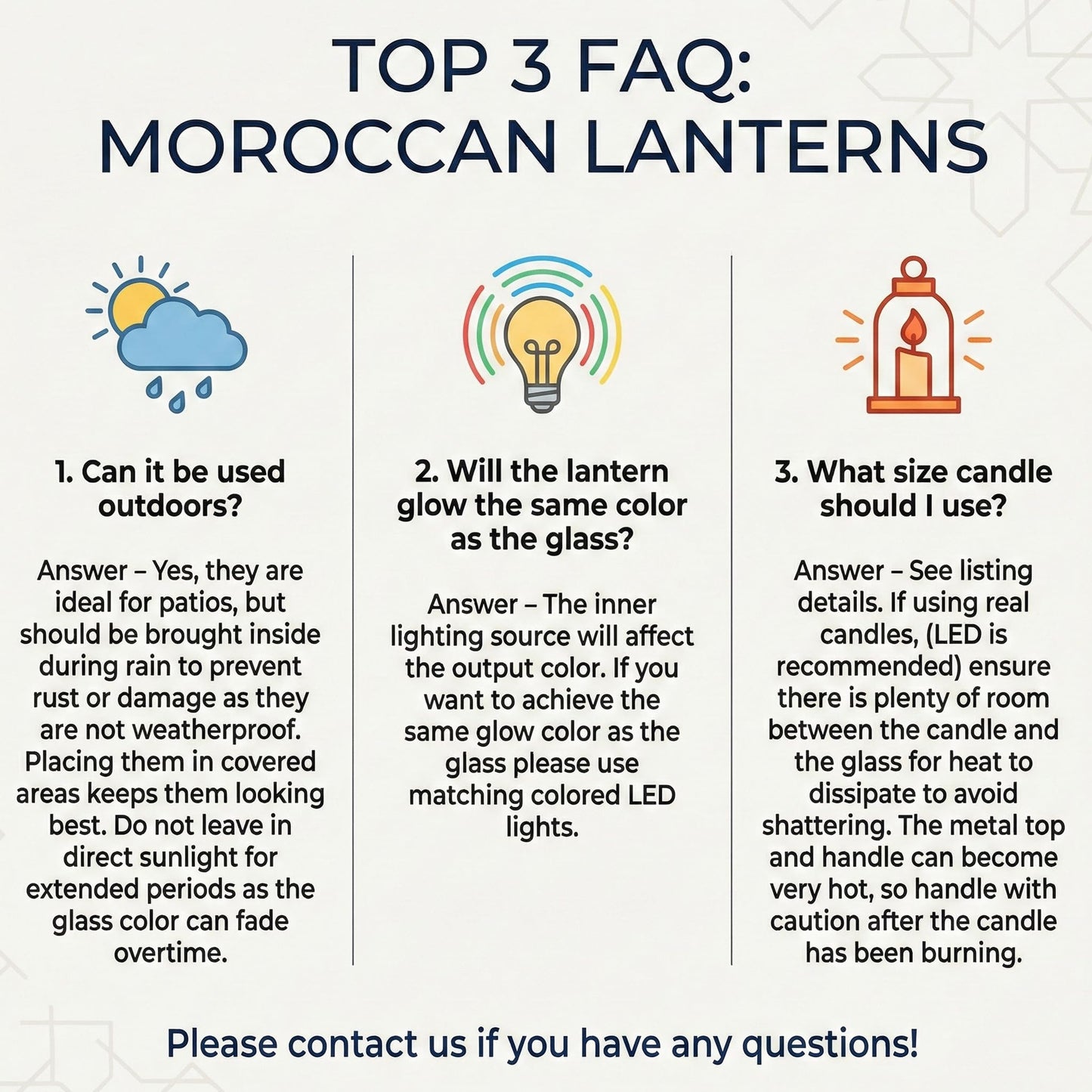 Hanging Moroccan Decorative Candle Lantern Holders for Outdoor Décor - Emerald Green Hanging - PT07
