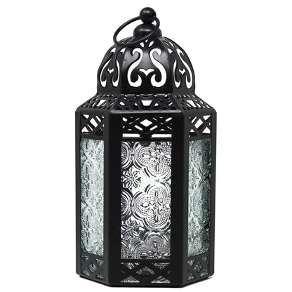 Clear Moroccan Candle Lantern, Small