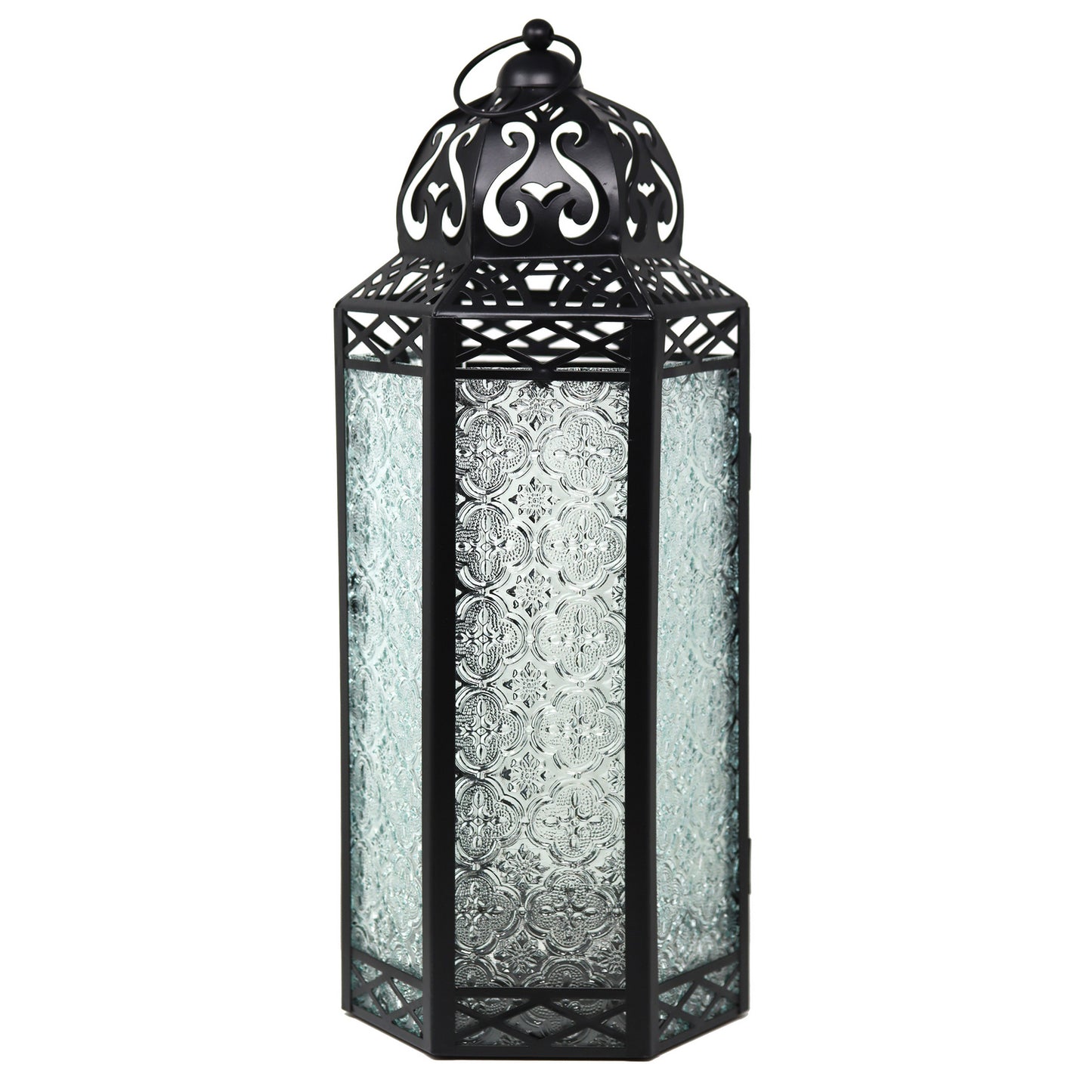 Clear Moroccan Candle Lantern, Extra Large
