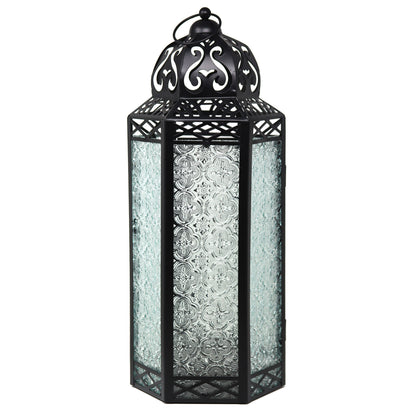 Clear Moroccan Candle Lantern, Extra Large