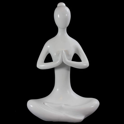 Yoga Prayer Pose Statue
