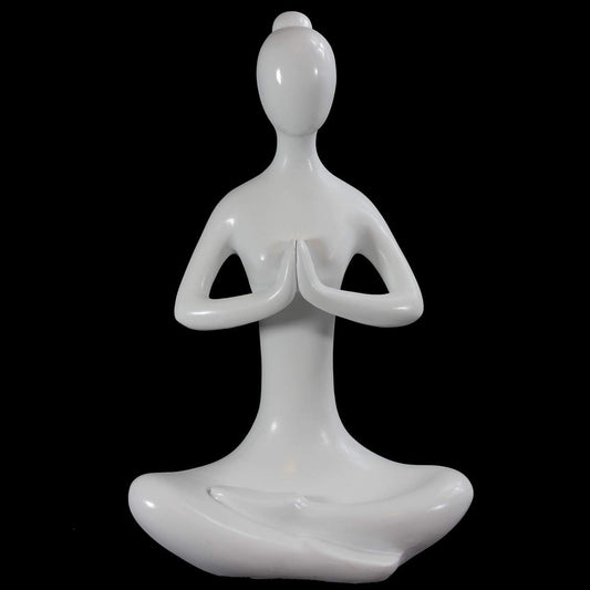 Yoga Prayer Pose Statue