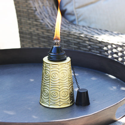 3pc Citronella Table Top Torches, Gold